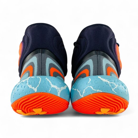 Under Armour Spawn 6 Mid E24 Navy Sky Blue Men\'s Basketball Shoes 3028336-400 main image 4